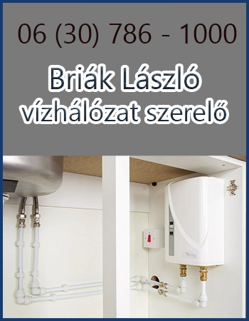 Briák László vízhálózat szerelő